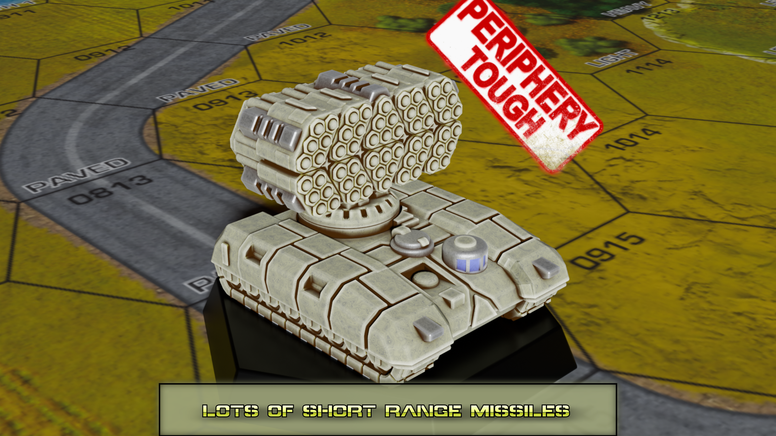 Periphery Tough: Lots of (short range) missiles!